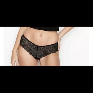 Victoria's Secret M  Sexy Strappy Cheeky Cheekster Lace Panty Underwear Panties